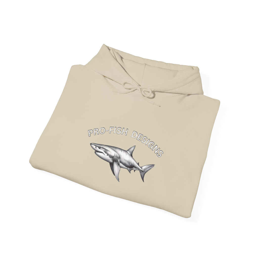 Shark & Cards Hoodie — Pro-Fish Designs “Gamble Everyday” Graphic Hooded Sweatshirt