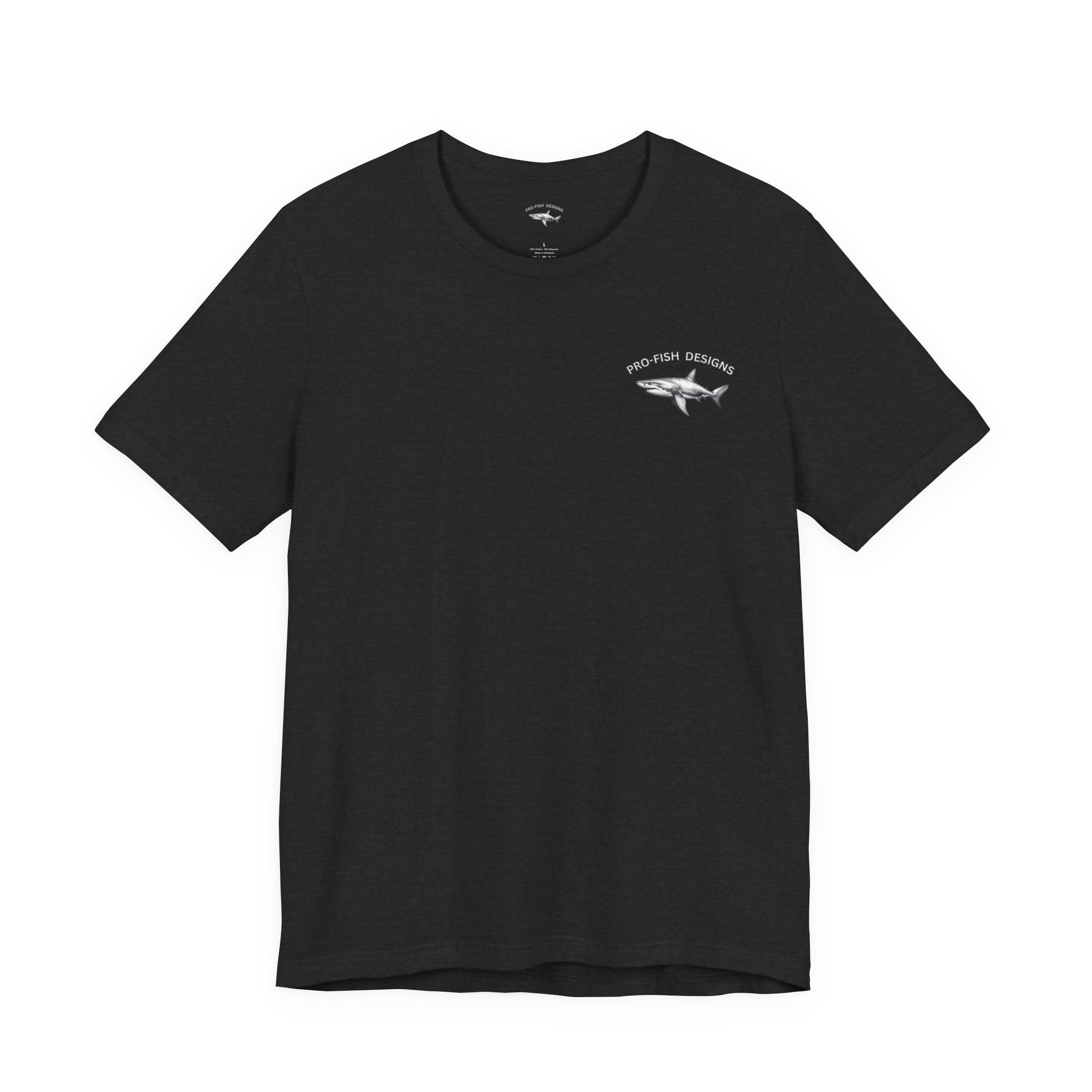 "dont tap on this shirt fish inside" funny texas holdem T‑Shirt