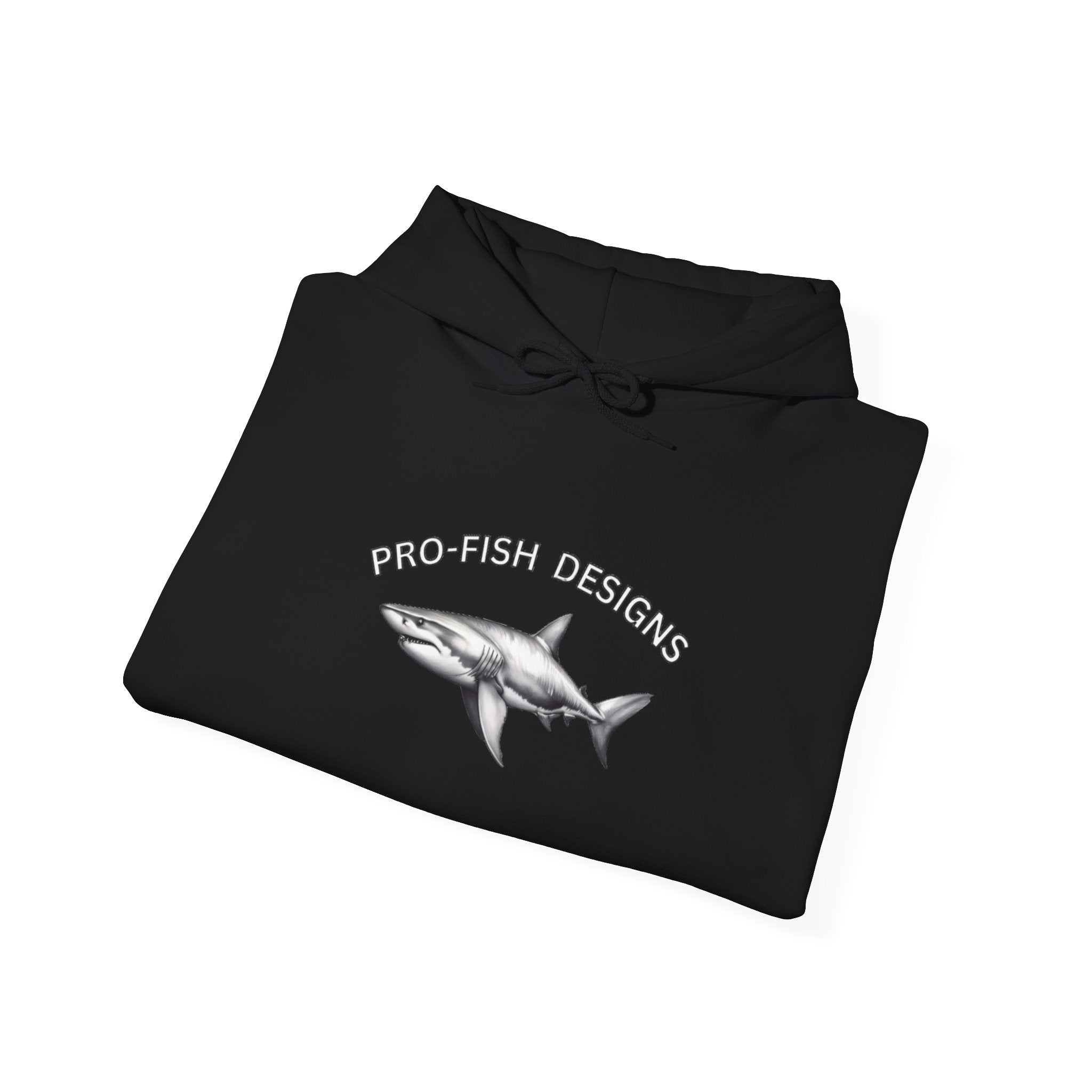 Shark & Cards Hoodie — Pro-Fish Designs “Gamble Everyday” Graphic Hooded Sweatshirt