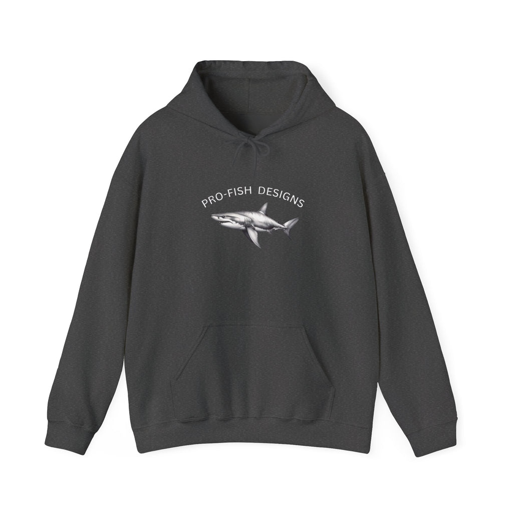 Shark & Cards Hoodie — Pro-Fish Designs “Gamble Everyday” Graphic Hooded Sweatshirt