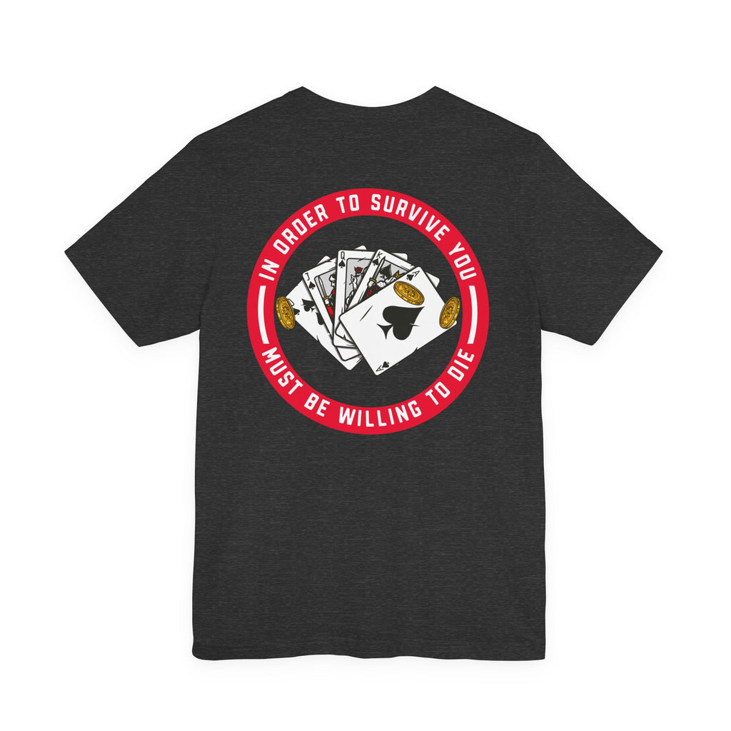 'tournament poker truth' Graphic Poker Shirt