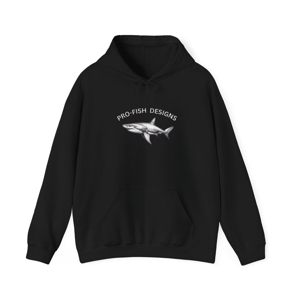 Shark & Cards Hoodie — Pro-Fish Designs “Gamble Everyday” Graphic Hooded Sweatshirt