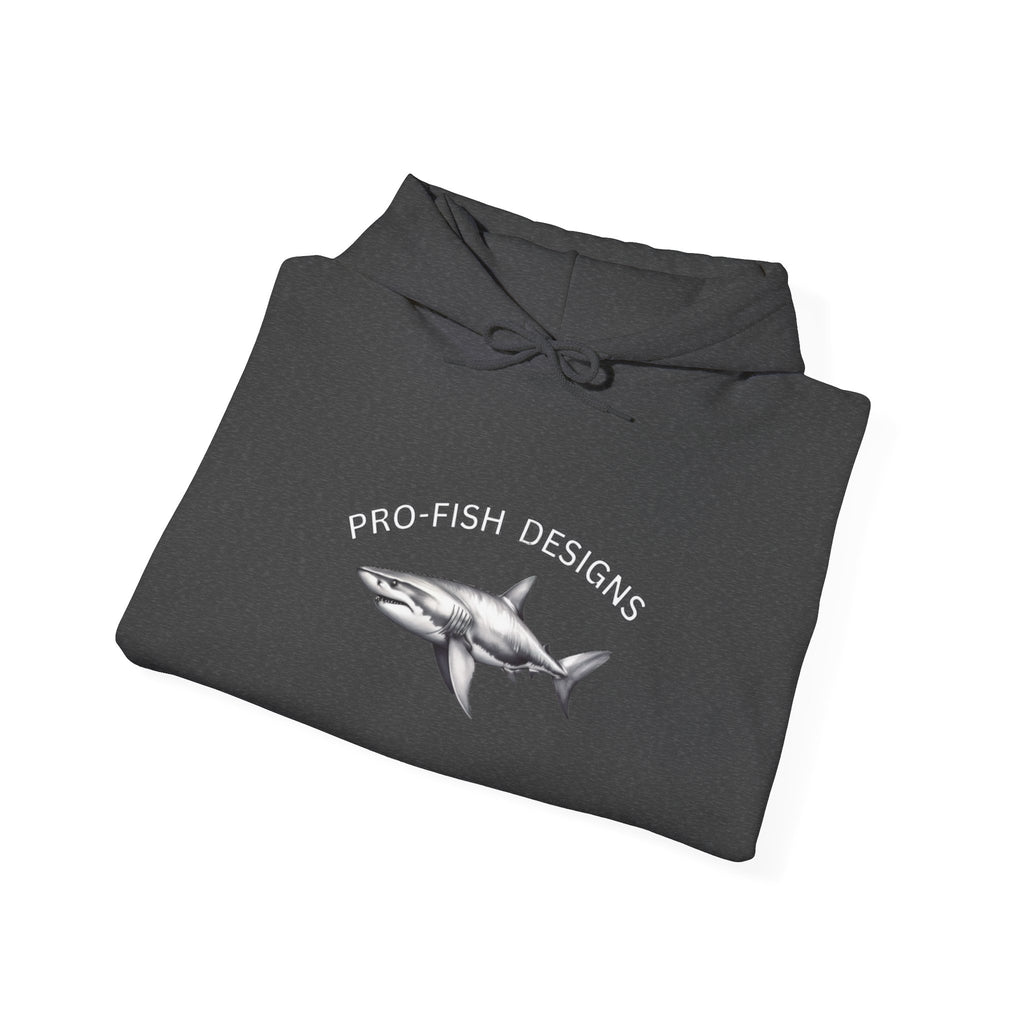 Shark & Cards Hoodie — Pro-Fish Designs “Gamble Everyday” Graphic Hooded Sweatshirt