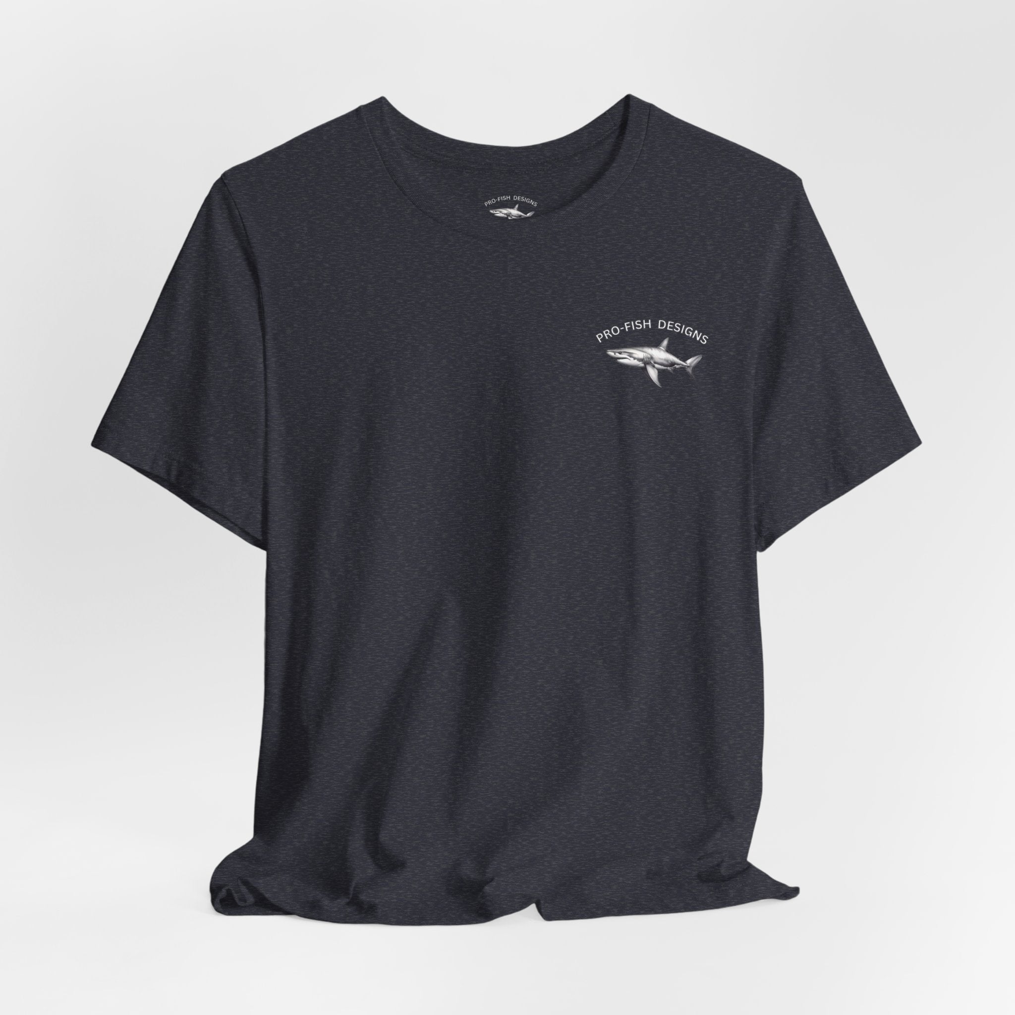 "dont tap on this shirt fish inside" funny texas holdem T‑Shirt