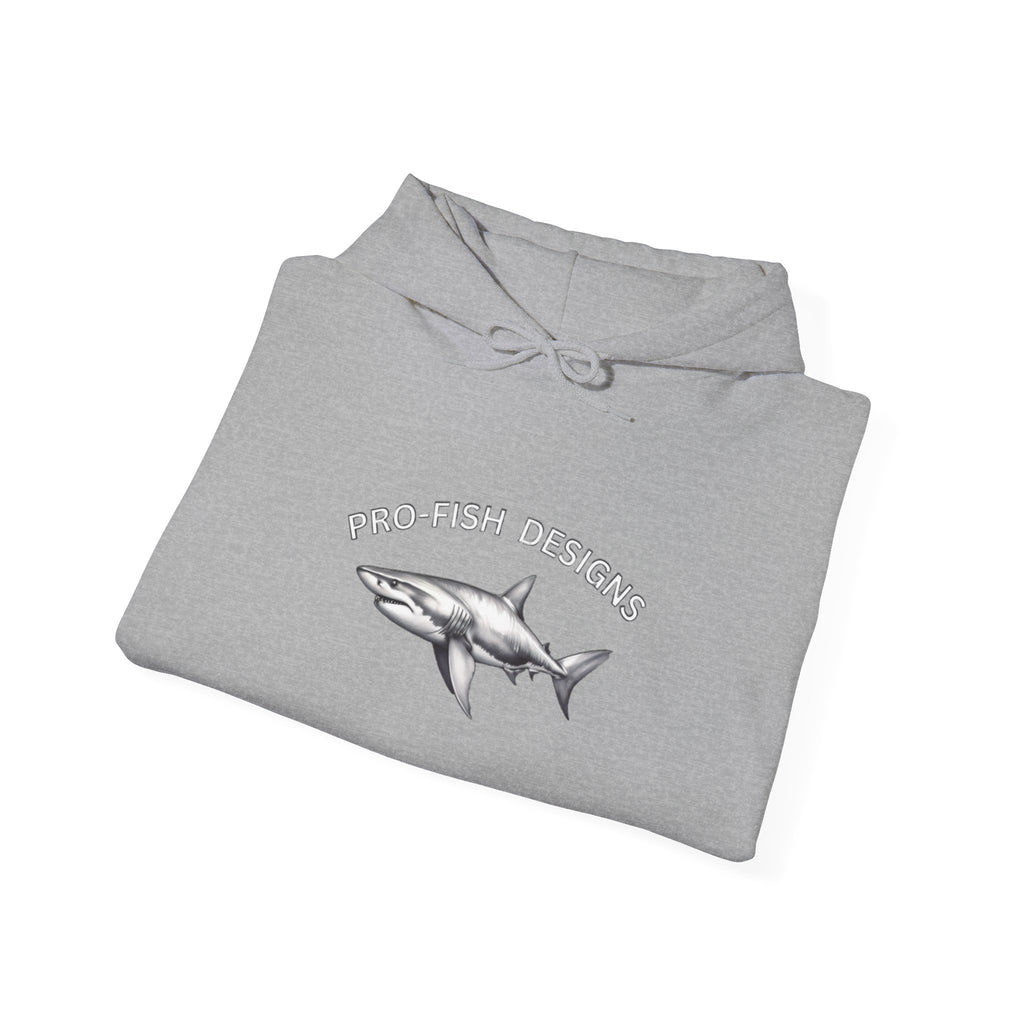 Shark & Cards Hoodie — Pro-Fish Designs “Gamble Everyday” Graphic Hooded Sweatshirt
