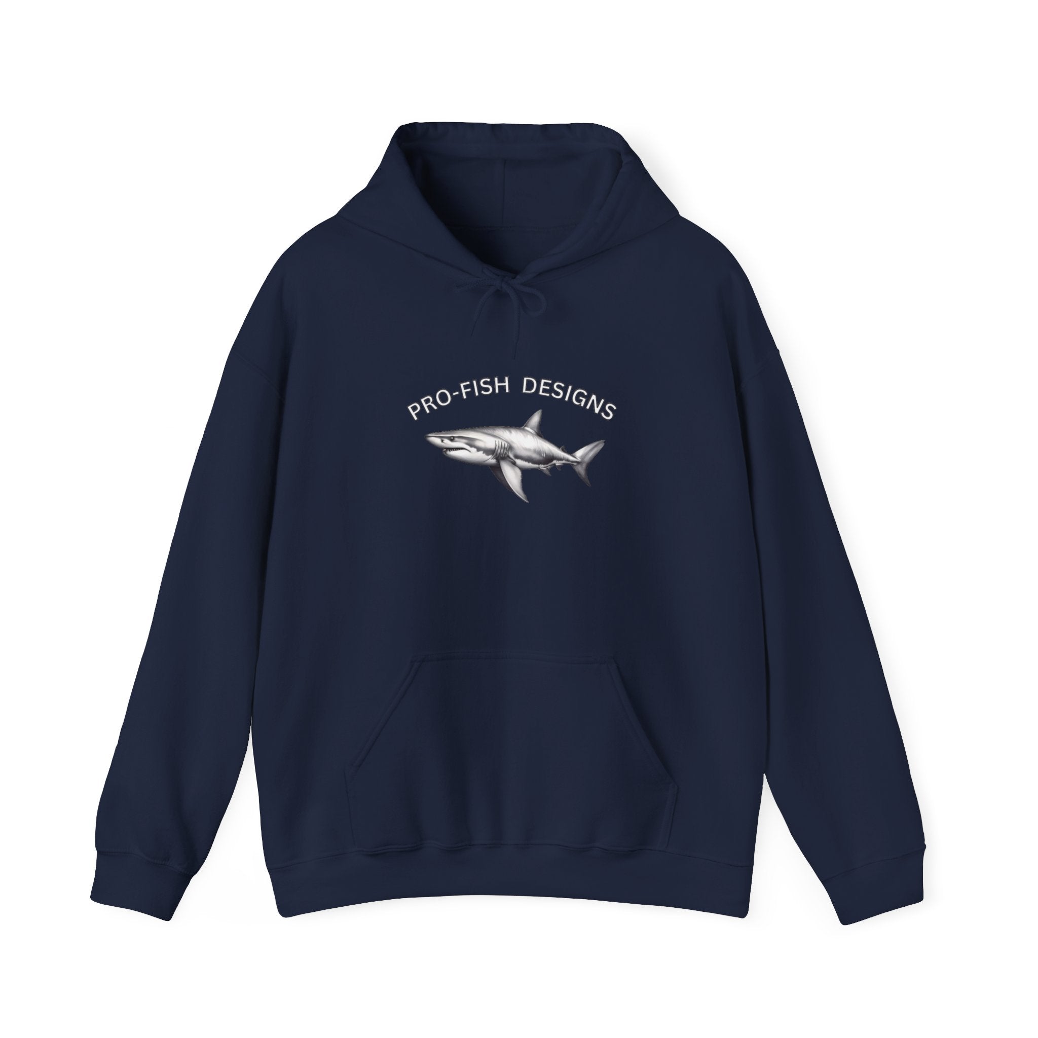 Shark & Cards Hoodie — Pro-Fish Designs “Gamble Everyday” Graphic Hooded Sweatshirt
