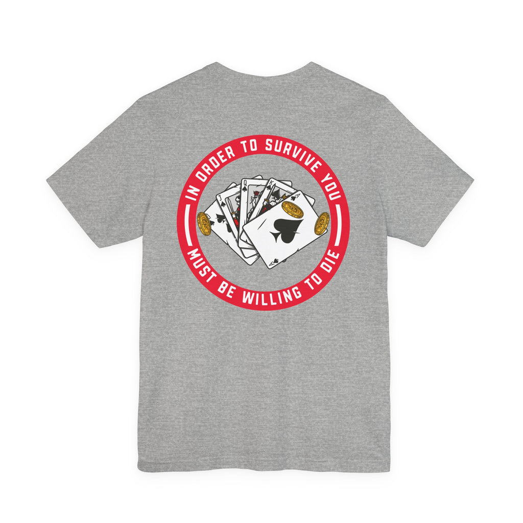 'tournament poker truth' Graphic Poker Shirt